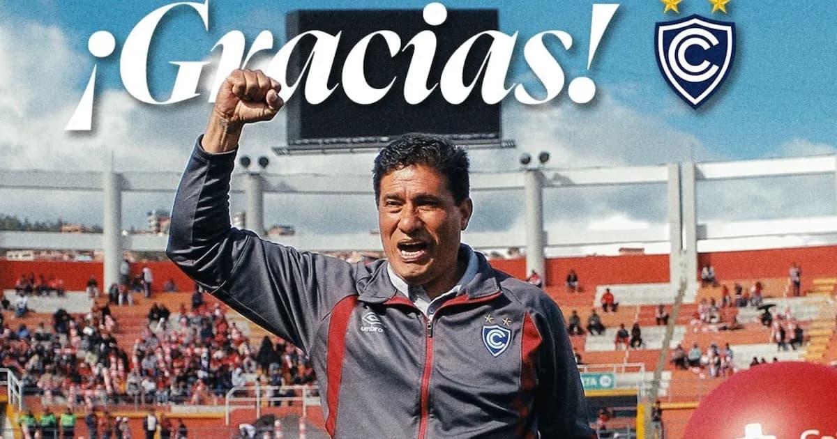 Carlos Lugo deja su cargo como Gerente Deportivo de Cienciano por razones personales