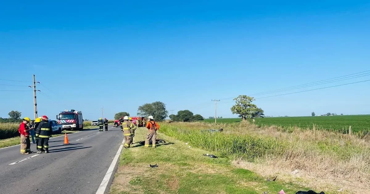 Accidente mortal en la Ruta 158: fallece una adolescente de 17 años tras colisión