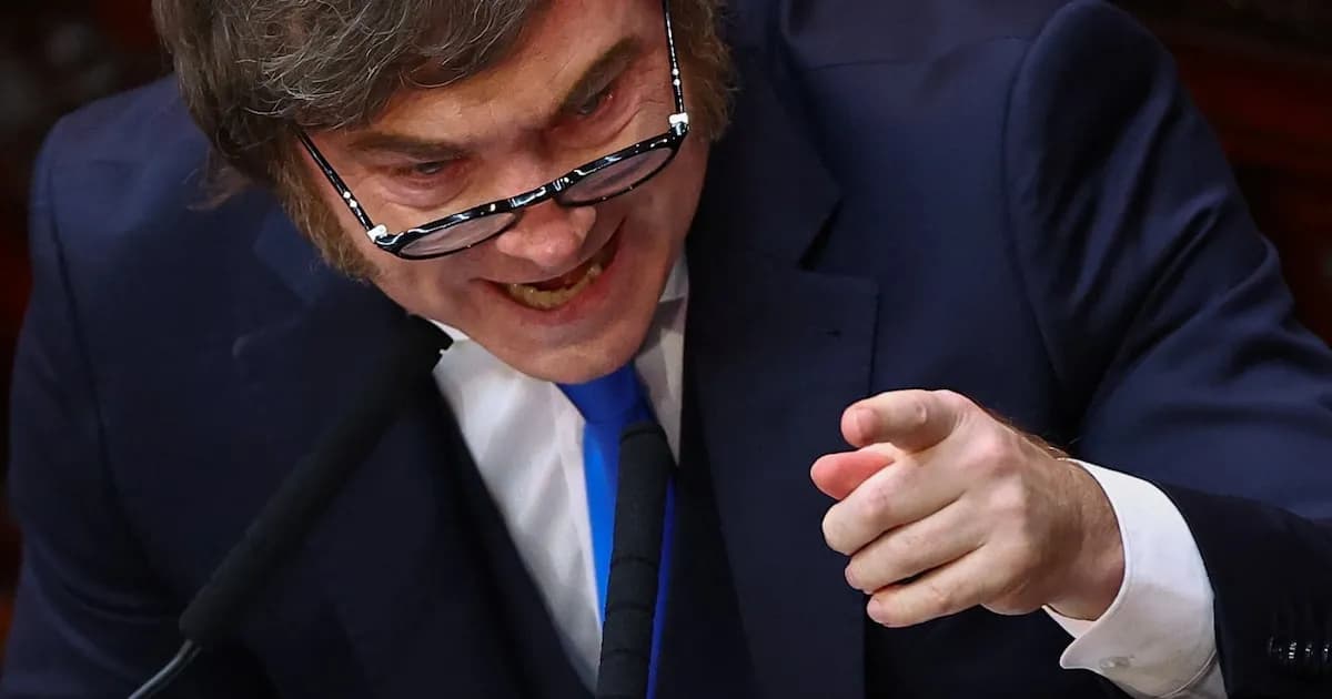 Milei arremete contra la oposición en su discurso inaugural en el Congreso