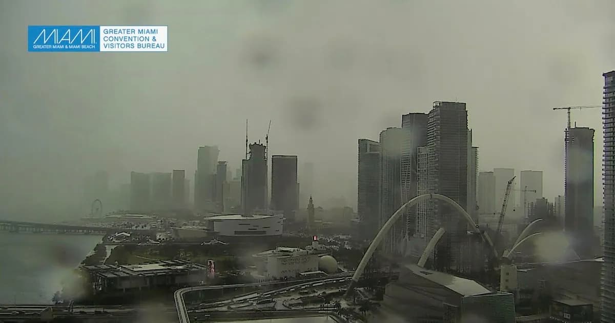 Inusuales tormentas eléctricas y granizo sorprenden a Miami-Dade y Las Tunas