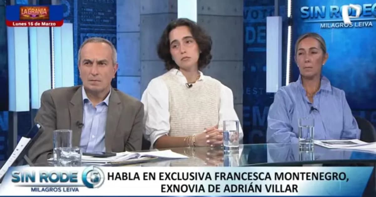 Francesca Montenegro aborda chats sobre abogados en defensa de Villar tras la muerte de Marzano