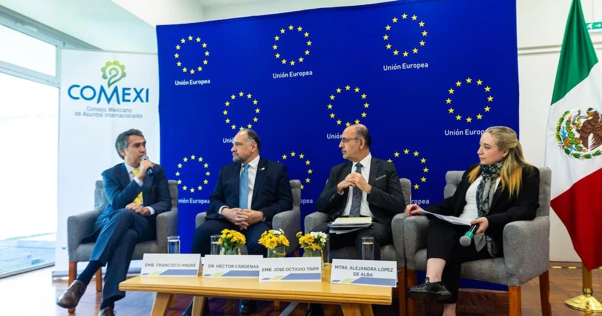 México y la UE buscan modernizar acuerdo para eliminar 99% de aranceles