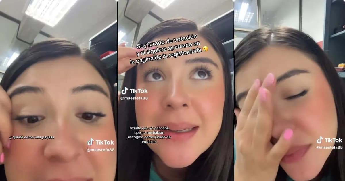 Mujer revela su sorpresa al ser seleccionada como jurado de votación en el último momento