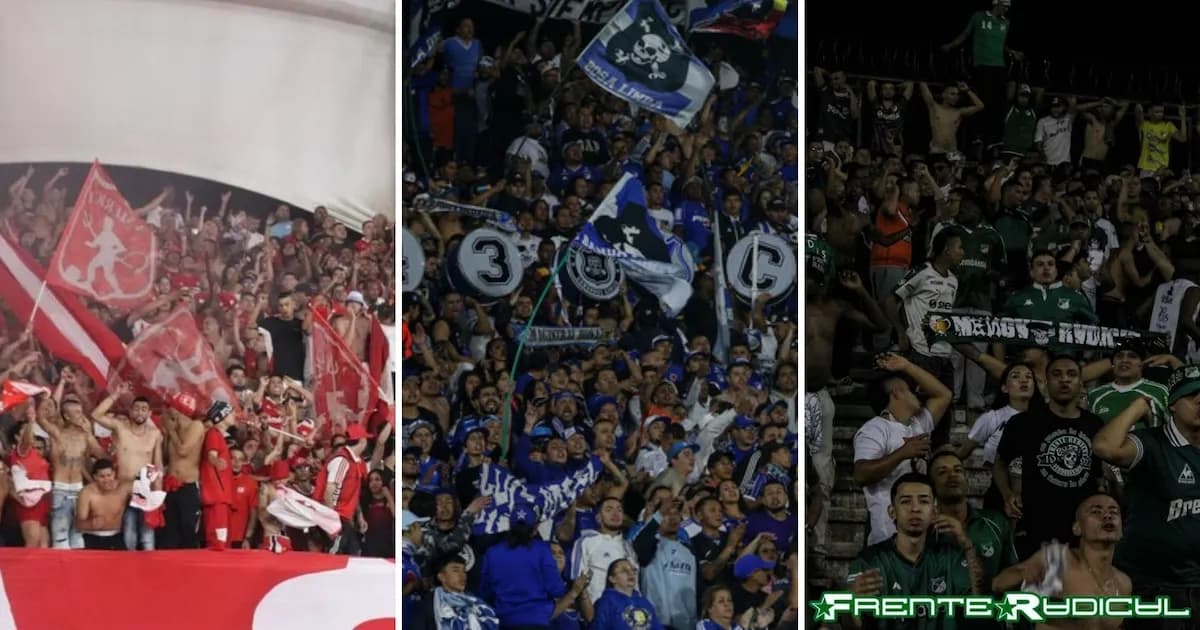 Barras bravas del fútbol colombiano se suman a la lucha por el salario mínimo