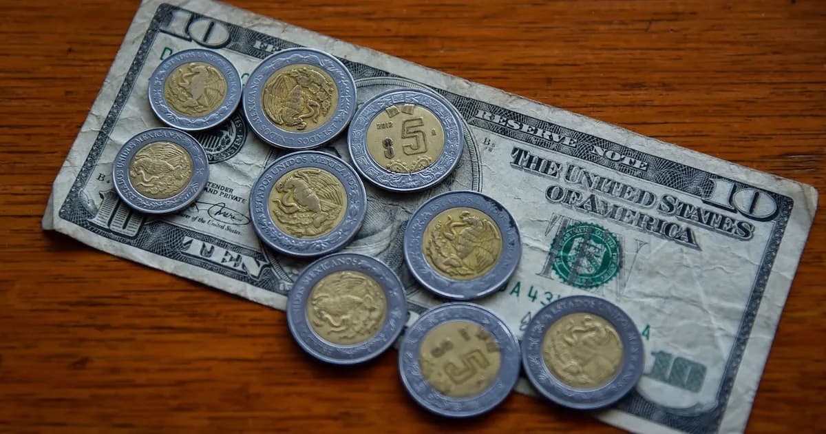 El dólar avanza levemente frente al peso mexicano este 19 de febrero de 2026