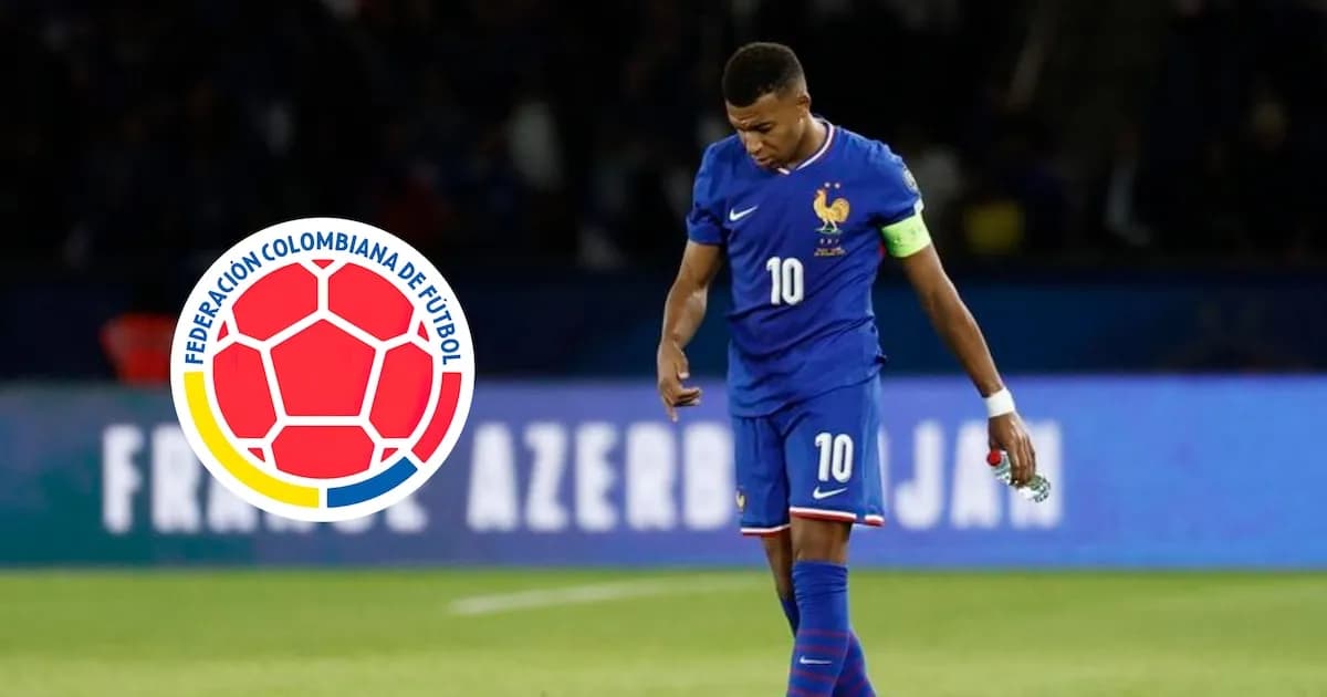 Kylian Mbappé podría no jugar ante Colombia por lesión en su rodilla