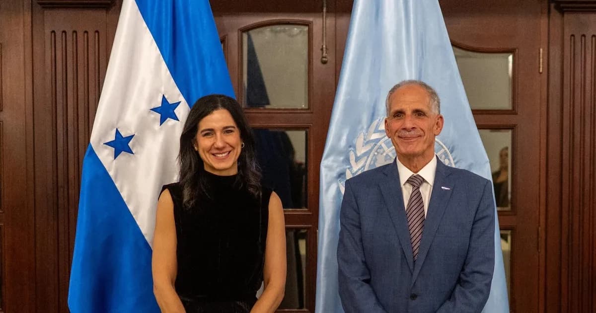 Michelle Muschett se reúne con Nasry Asfura para impulsar el desarrollo en Honduras