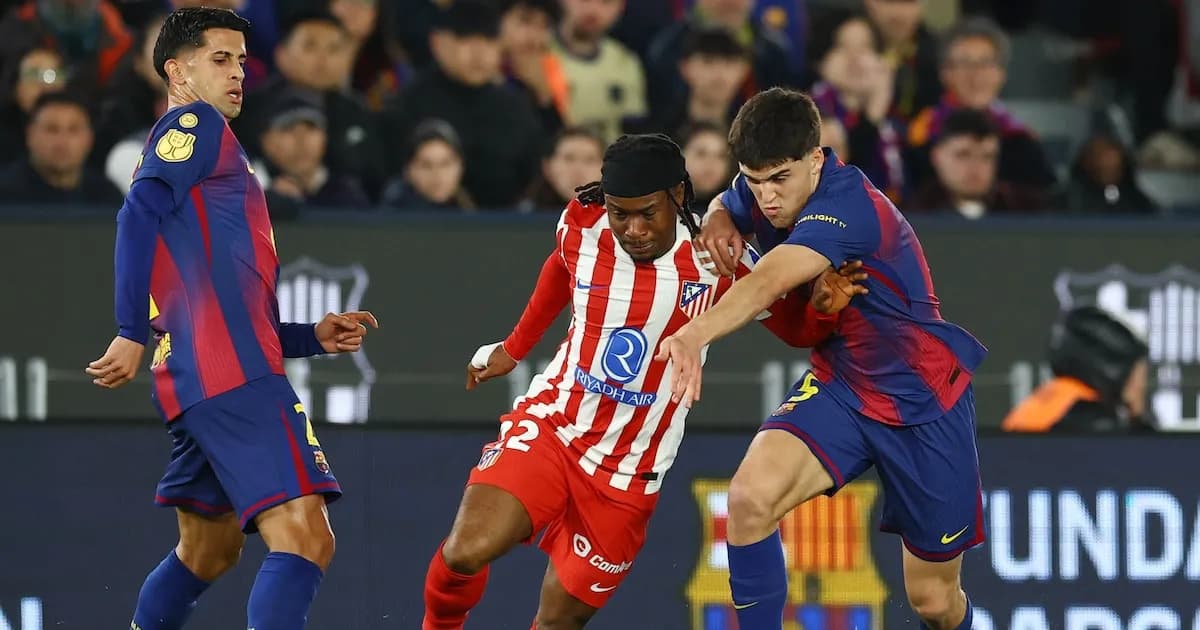 Atlético de Madrid avanza a la final de la Copa del Rey pese a la presión del Barcelona