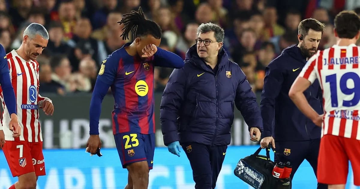 FC Barcelona enfrenta un duro revés: Koundé y Balde se lesionan en la Copa del Rey