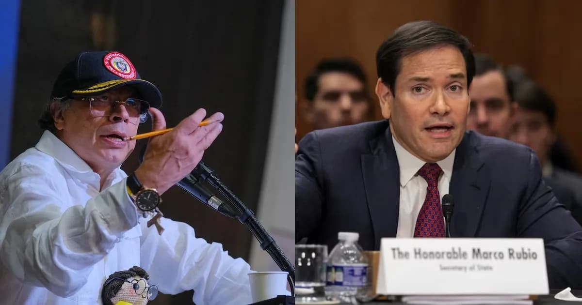 Petro critica a Rubio por la guerra en Irán y propone zonas libres de armas nucleares