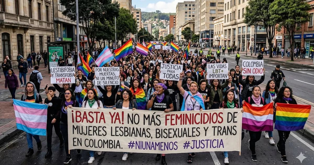 Colombia lidera en asesinatos de mujeres LBT en América Latina entre 2022 y 2025