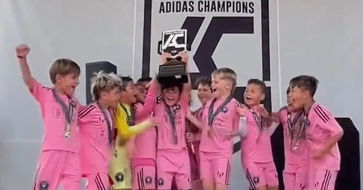 Ciro Messi celebra su primer título con Inter Miami imitando a su padre