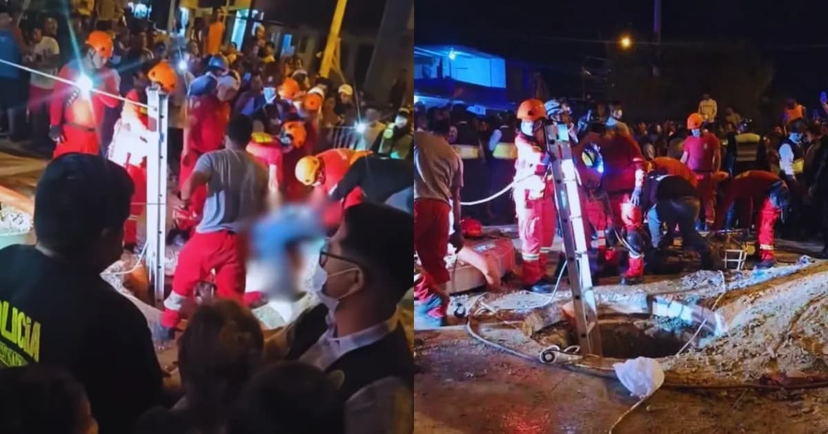 Tragedia en Paita: dos trabajadores mueren por asfixia en un buzón de desagüe