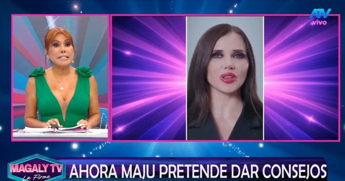 Magaly Medina critica el drástico cambio de imagen de Maju Mantilla: ¿de dulce a vampiresa?