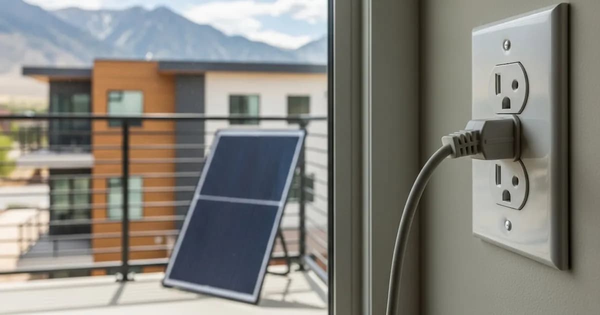 Legislaciones en EE.UU. impulsan el uso de energía solar enchufable para hogares