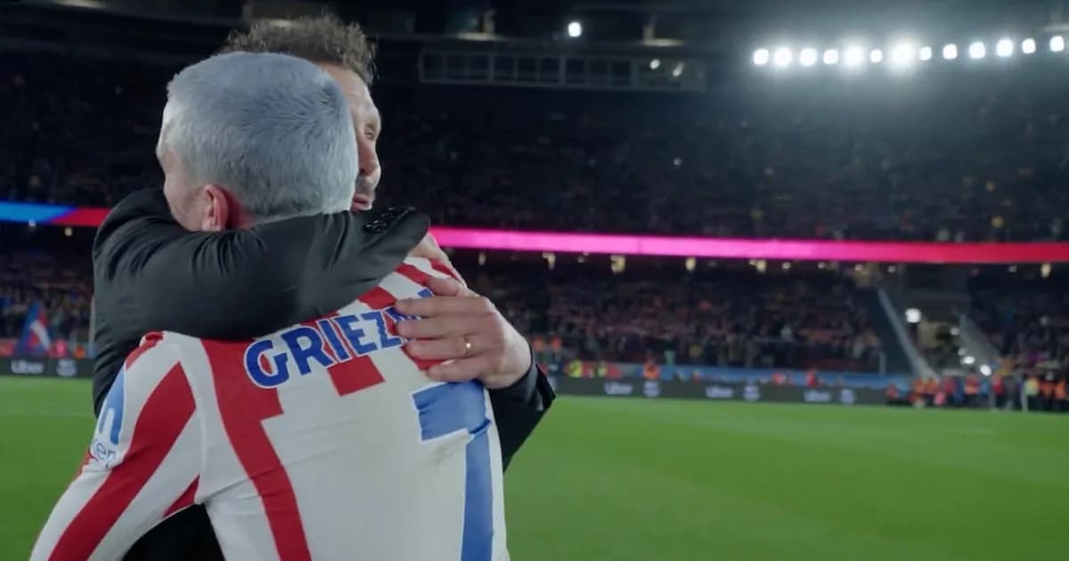 El emotivo mensaje de Simeone a Griezmann tras la clasificación del Atlético a la final de la Copa del Rey