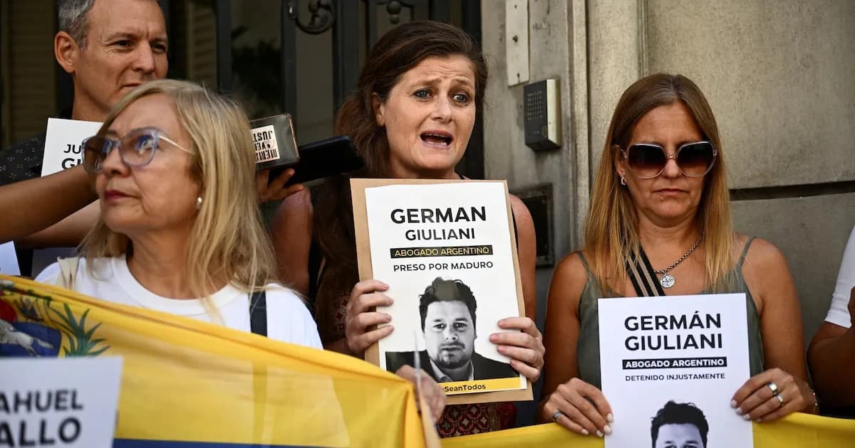 La angustiante súplica de la hermana de Germán Giuliani, último argentino preso en Venezuela
