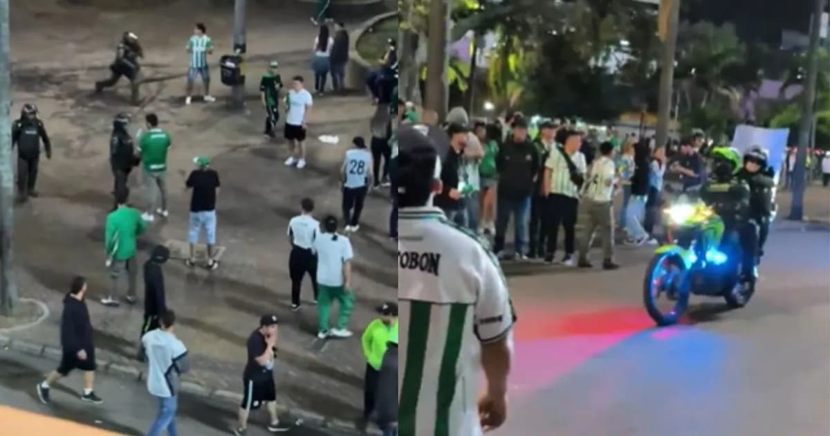 Violencia en las inmediaciones del Atanasio Girardot tras derrota de Atlético Nacional