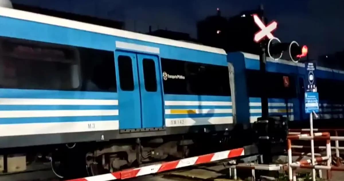 Accidente en el Tren Sarmiento provoca demoras en Caballito