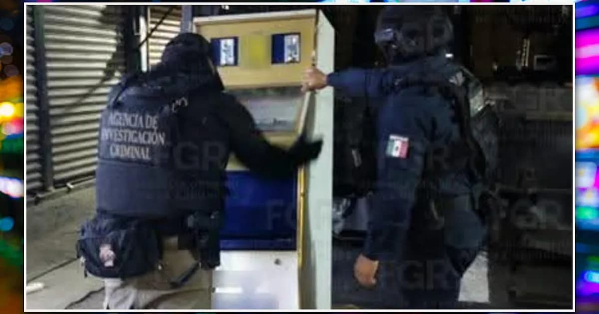 Desmantelan operación ilegal de tragamonedas en Veracruz con 50 máquinas confiscadas