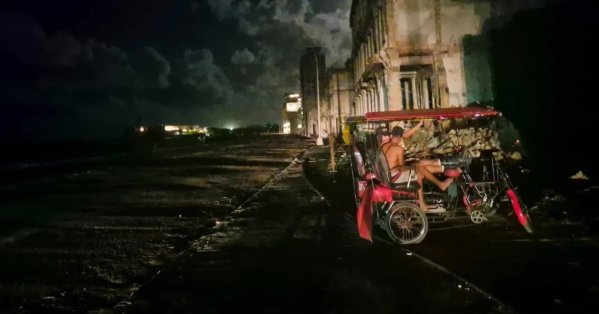 Cuba busca reestablecer el suministro eléctrico tras un apagón que afecta a gran parte de la isla