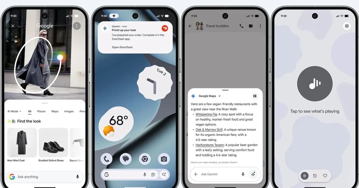 Google amplía las funcionalidades de Gemini en dispositivos Pixel y Pixel Watch