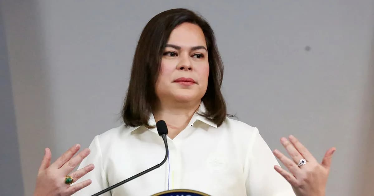 De la mano de el fin de 2028, la vicepresidenta de Filipinas, Sara Duterte, lanzó su candidatura presidencial