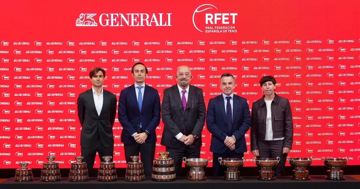 La RFET inicia una nueva etapa con 'Generali' como patrocinador principal del tenis español