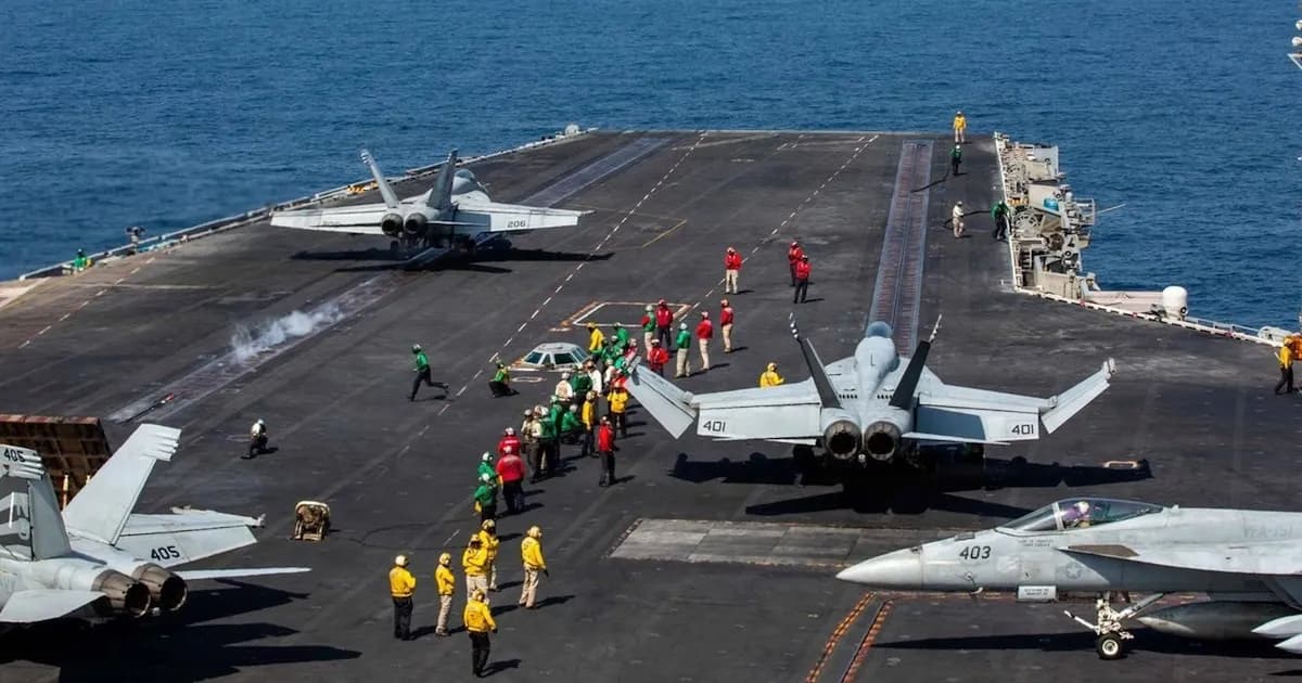 Irán ejecuta ataque con drones contra el portaaviones estadounidense 'USS Abraham Lincoln'