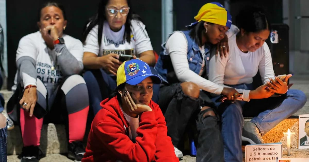 Protestas en Caracas por la implementación de la Ley de Amnistía en Venezuela