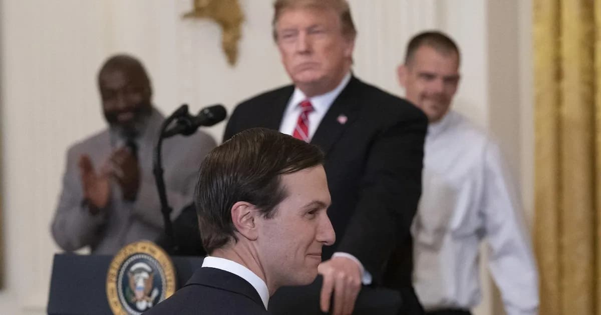 Trump designa a Jared Kushner como enviado especial de paz en reunión en Washington