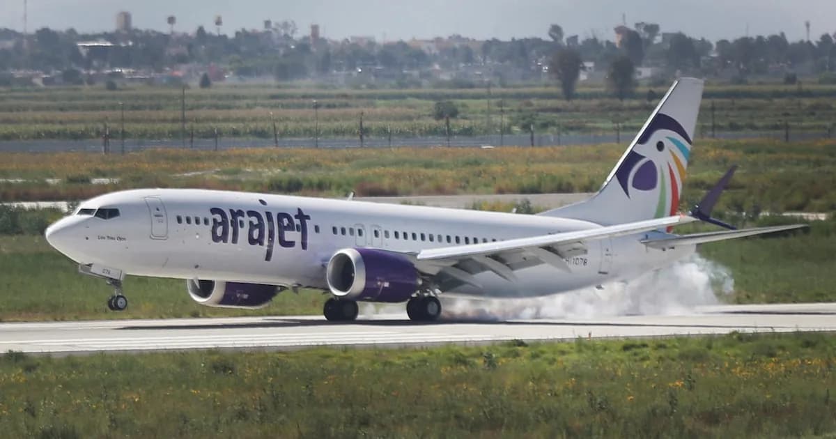 Arajet amplía su flota con un nuevo Boeing 737 MAX en República Dominicana
