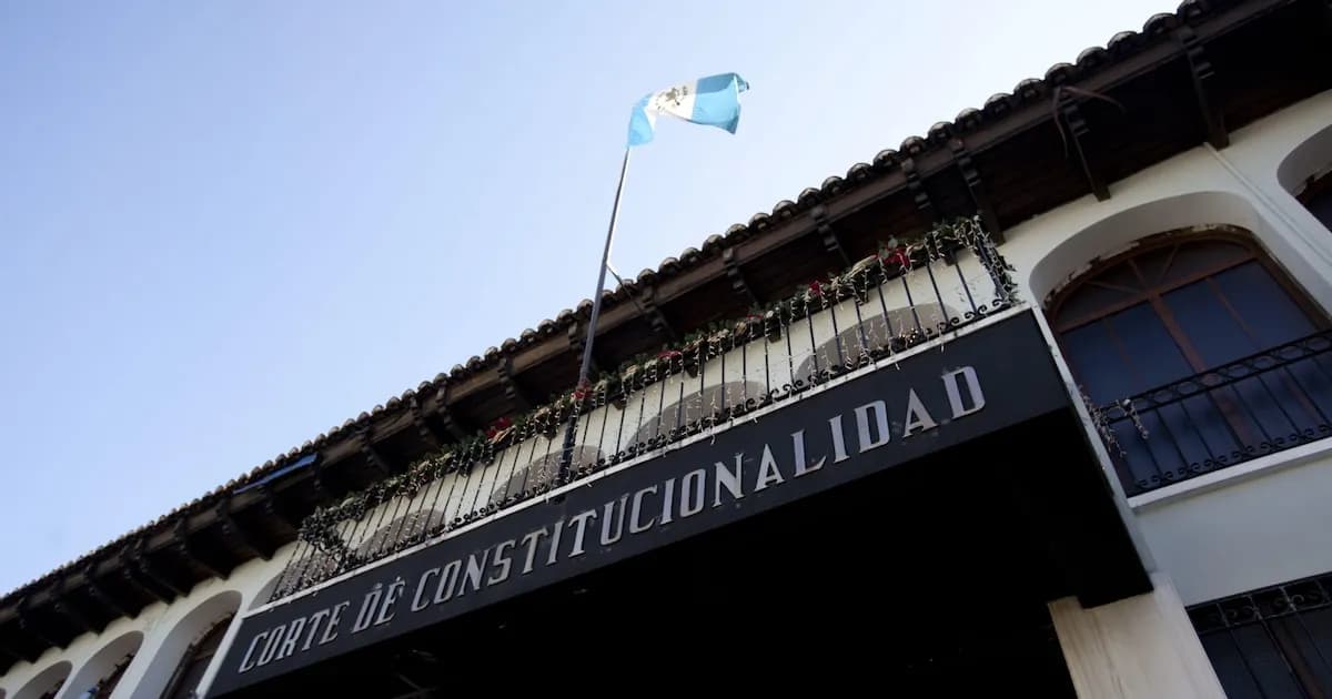 Diputados en Guatemala intentan frenar elección de magistrados ante la Corte de Constitucionalidad