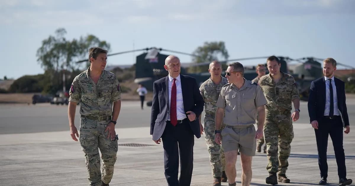 Reino Unido se muestra abierto a unirse a la ofensiva de EEUU e Israel contra Irán