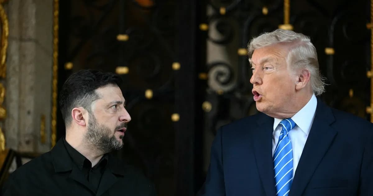 Trump insta a Zelensky a negociar un acuerdo con Rusia para terminar la guerra en Ucrania