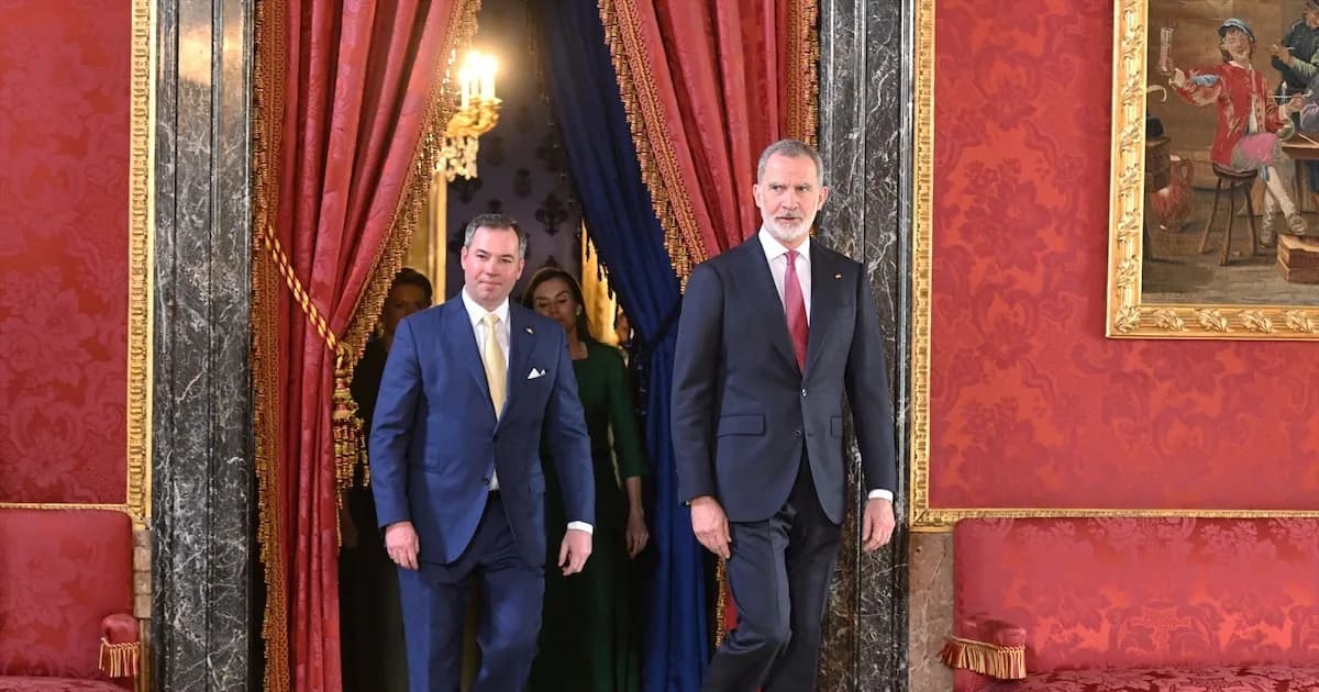 El pequeño desliz del rey Felipe VI durante la visita de los duques de Luxemburgo