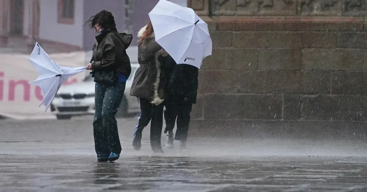Alertas meteorológicas: lluvia, nieve y viento afectan a 14 comunidades en España