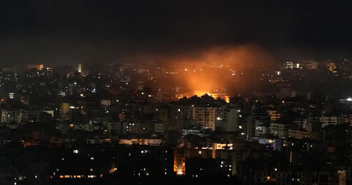 Israel ataca sede de Hezbollah en Beirut durante ofensiva en Líbano