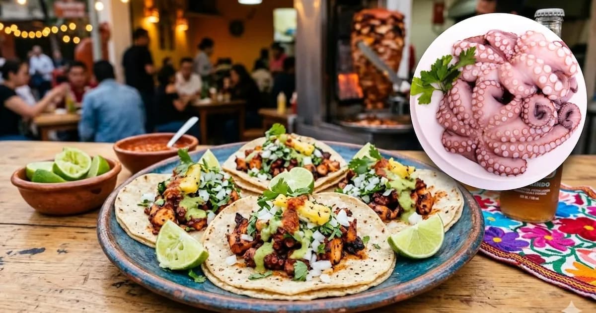Deléitate con tacos de pulpo al pastor: una receta innovadora para esta Cuaresma