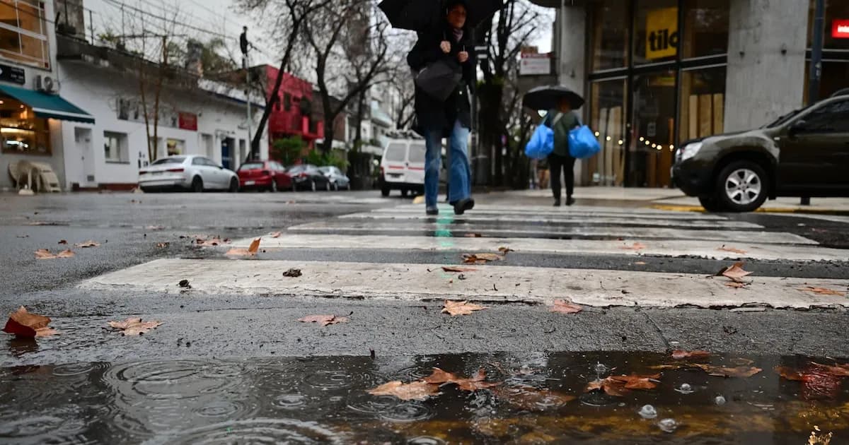 Pronóstico del tiempo en Buenos Aires: lluvias y viento para el fin de semana