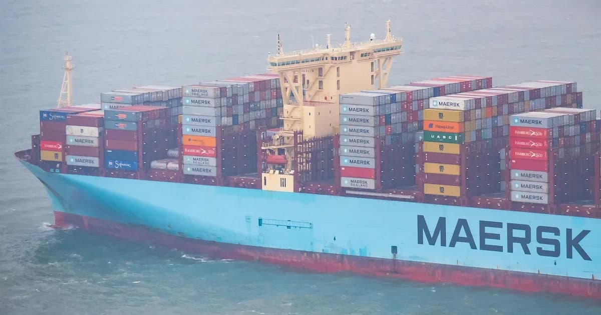 Maersk interrumpe servicios marítimos por conflicto en Irán