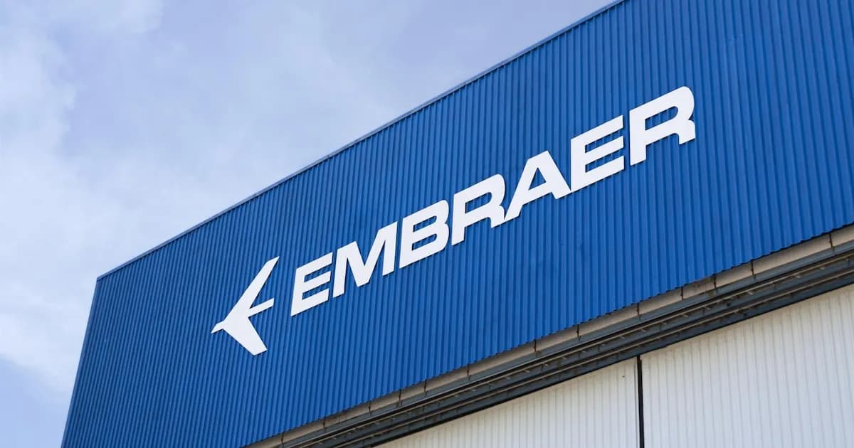 Embraer reporta ganancias de 310 millones en 2025 con ingresos récord de 6.541,8 millones