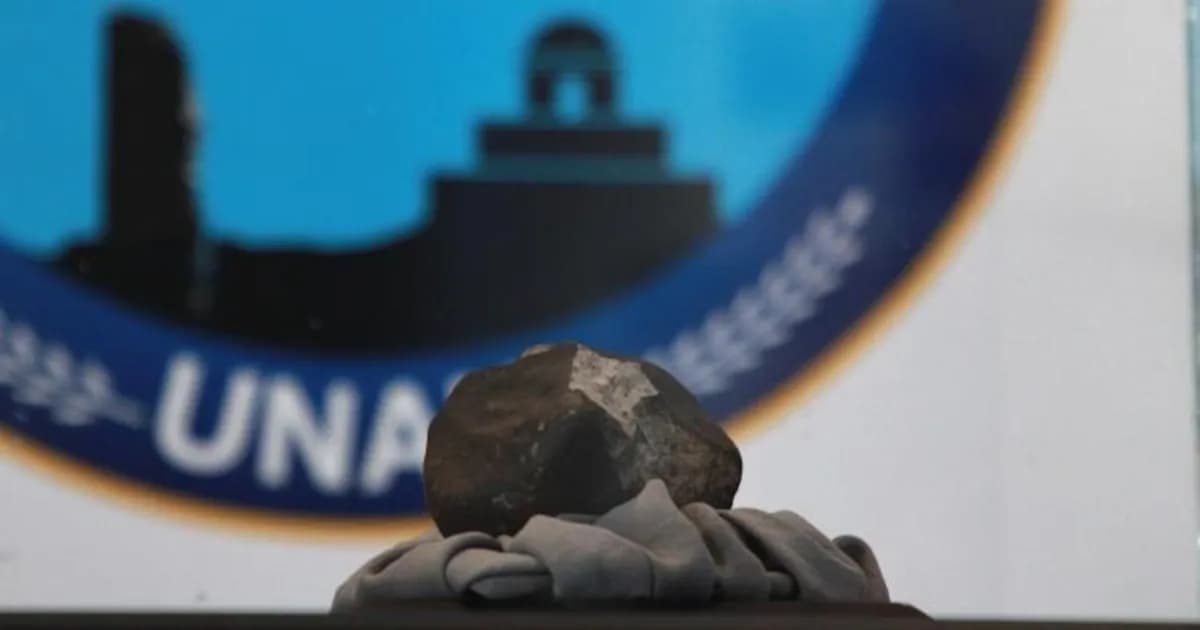 La UNAH presenta el primer meteorito documentado en Honduras