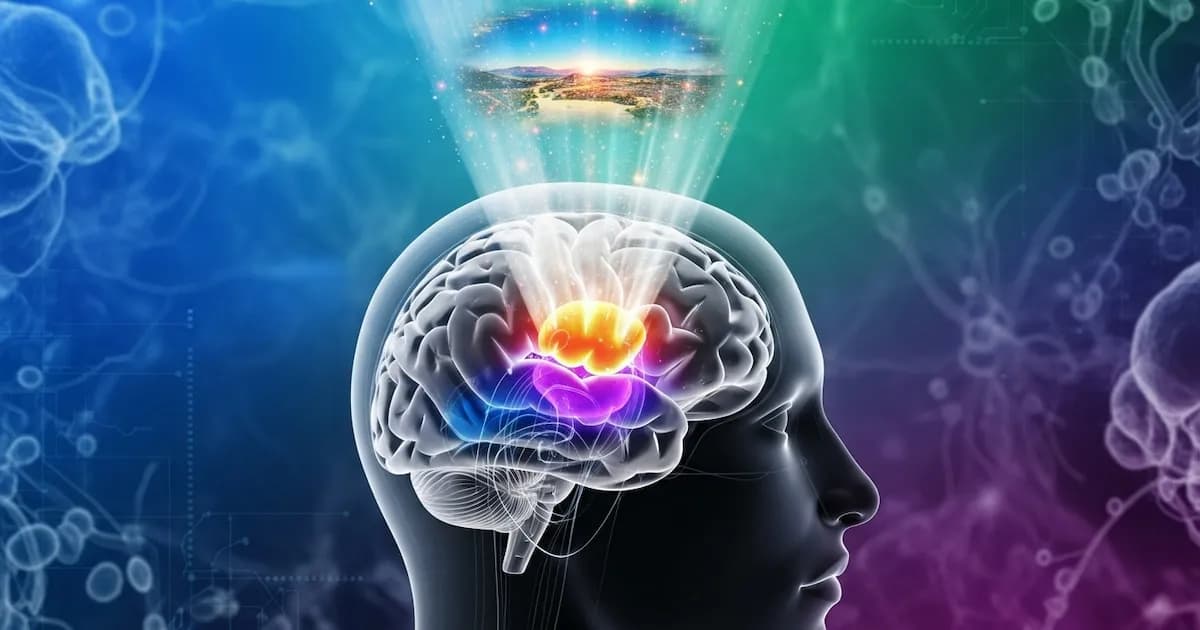 Identifican la región cerebral clave para la imaginación y su impacto en la salud mental