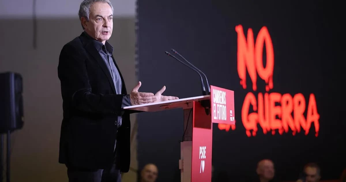 Zapatero celebra la valentía de Sánchez frente a Trump en defensa de la soberanía española