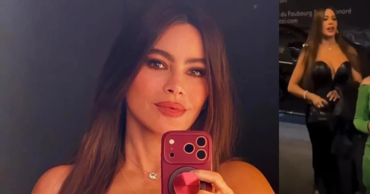 Sofía Vergara corrige a paparazzi en la Semana de la Moda de París