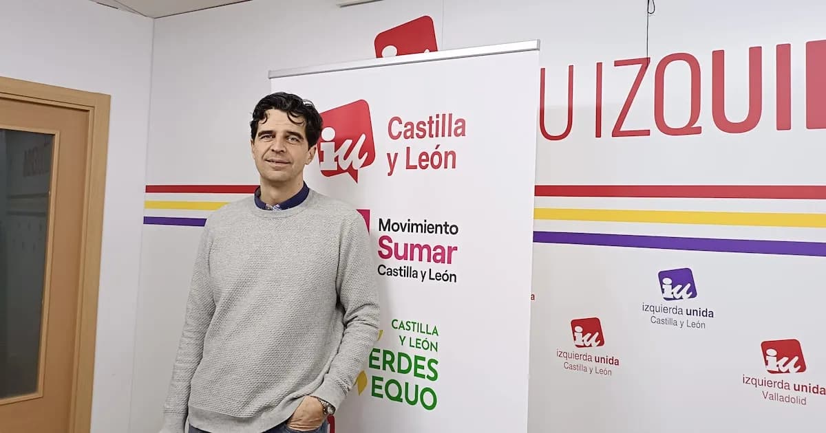 Juan Gascón, líder de la izquierda en Castilla y León: "Buscamos una alternativa sólida"