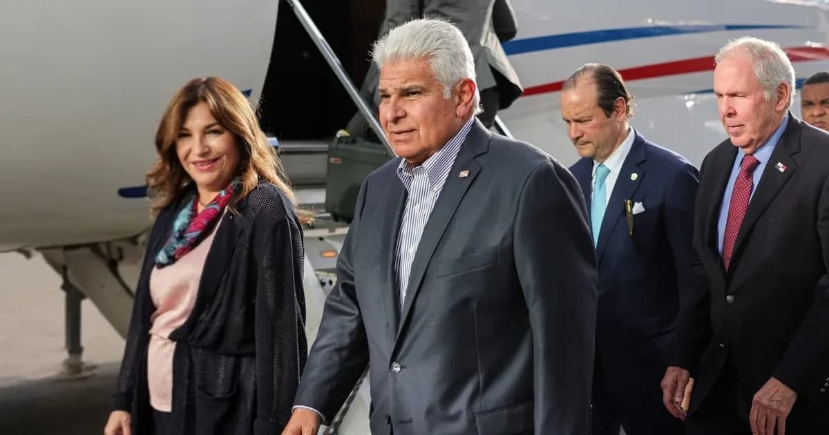 El presidente de Panamá asiste a la cumbre convocada por Trump en Miami