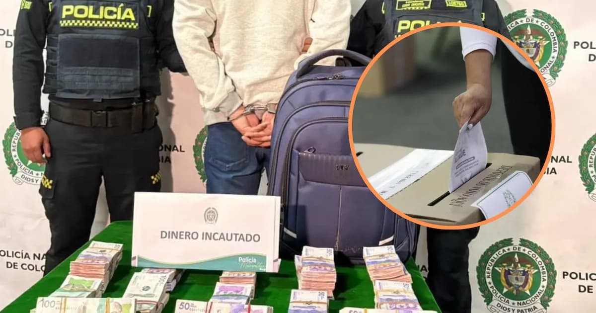 Desarticulan intento de compra de votos en Bogotá con más de 600 millones de pesos incautados