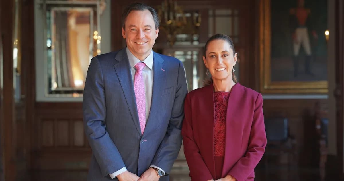 Claudia Sheinbaum se reúne con líderes de GE Vernova y Xignux en Palacio Nacional